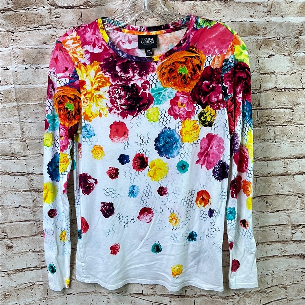 Prabal Gurung for Target Floral Tee Small